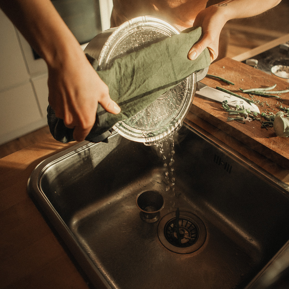 Fiskars Functional Form gryta med glaslock 3 L
