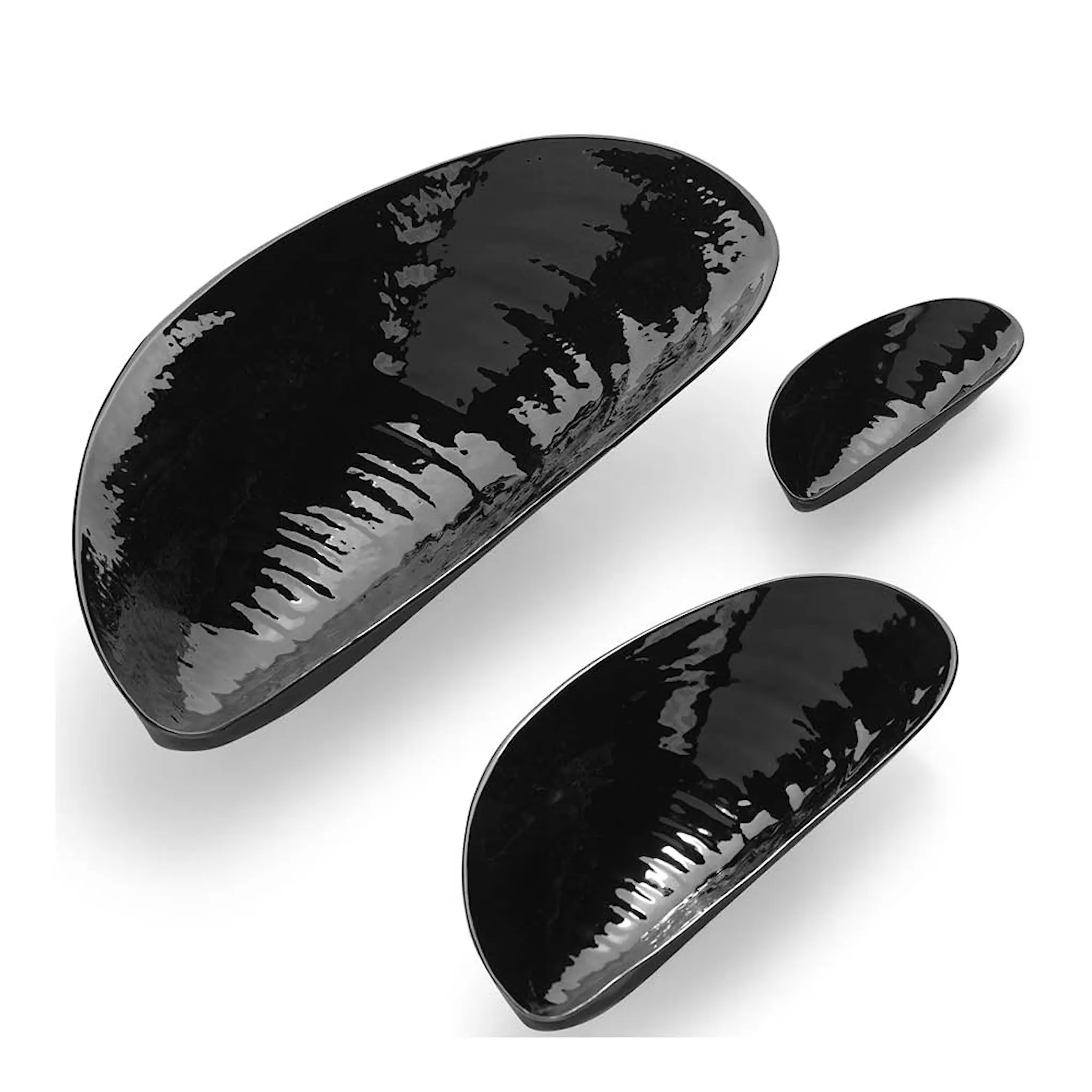 Serax Les Objets Mouleversants kulho L 46x21,5 cm musta