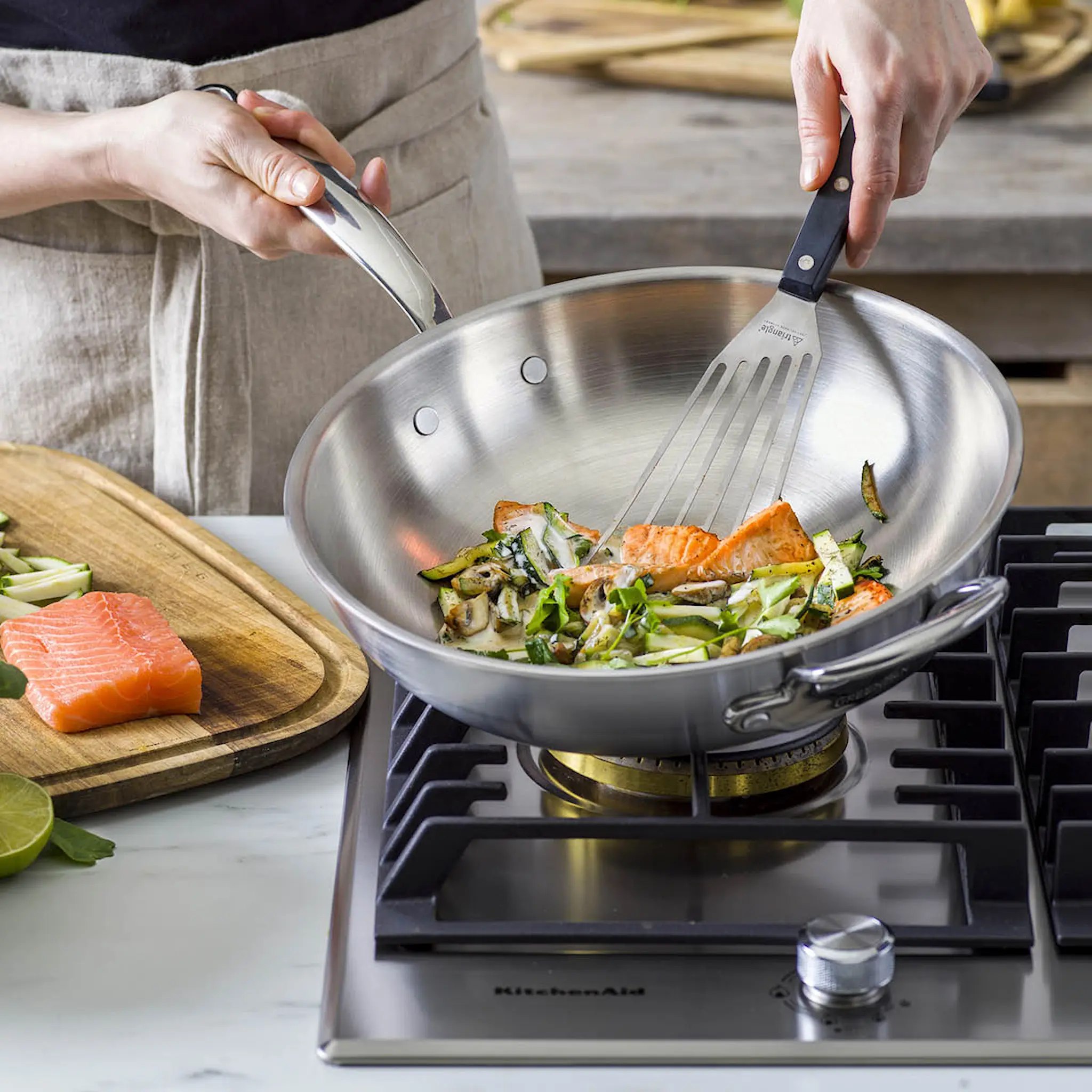 GreenPan Premiere wokkipannu 30 cm 4,74 L