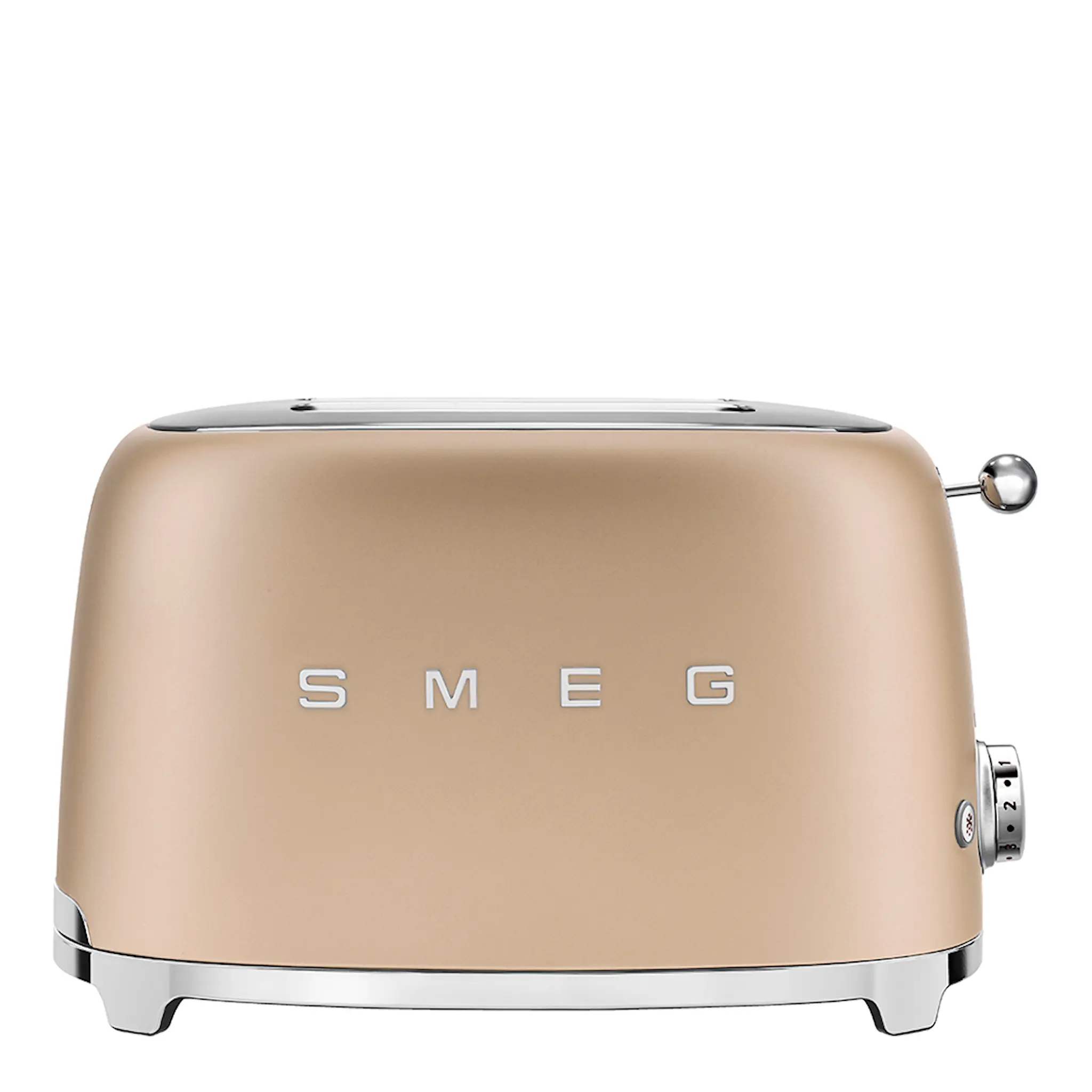 Smeg 50's style brödrost 2 skivor TSF01 champagne