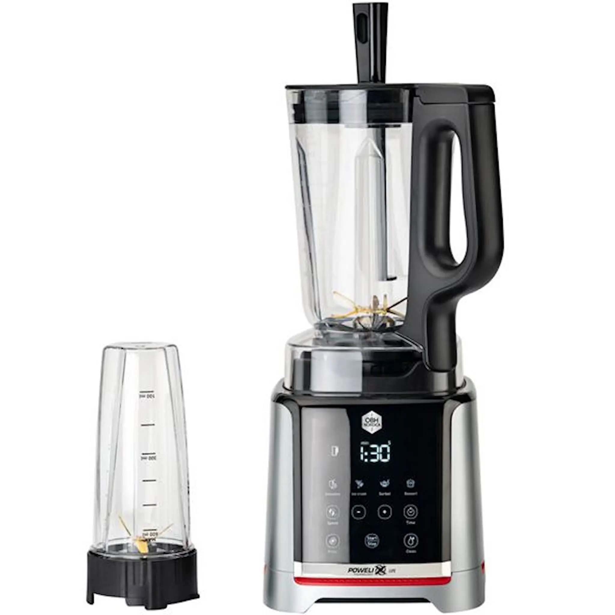 OBH Nordica Infiny Mix+ Blender 1600W Silver/Svart