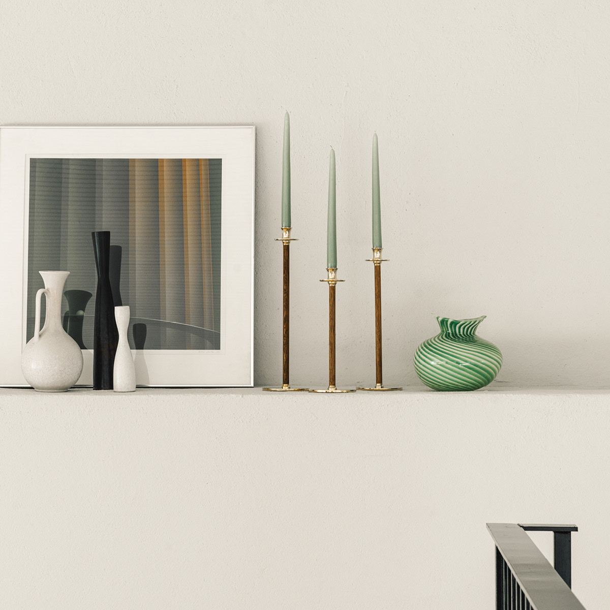 Hilke Alto Basso lysestake 30 cm M gull