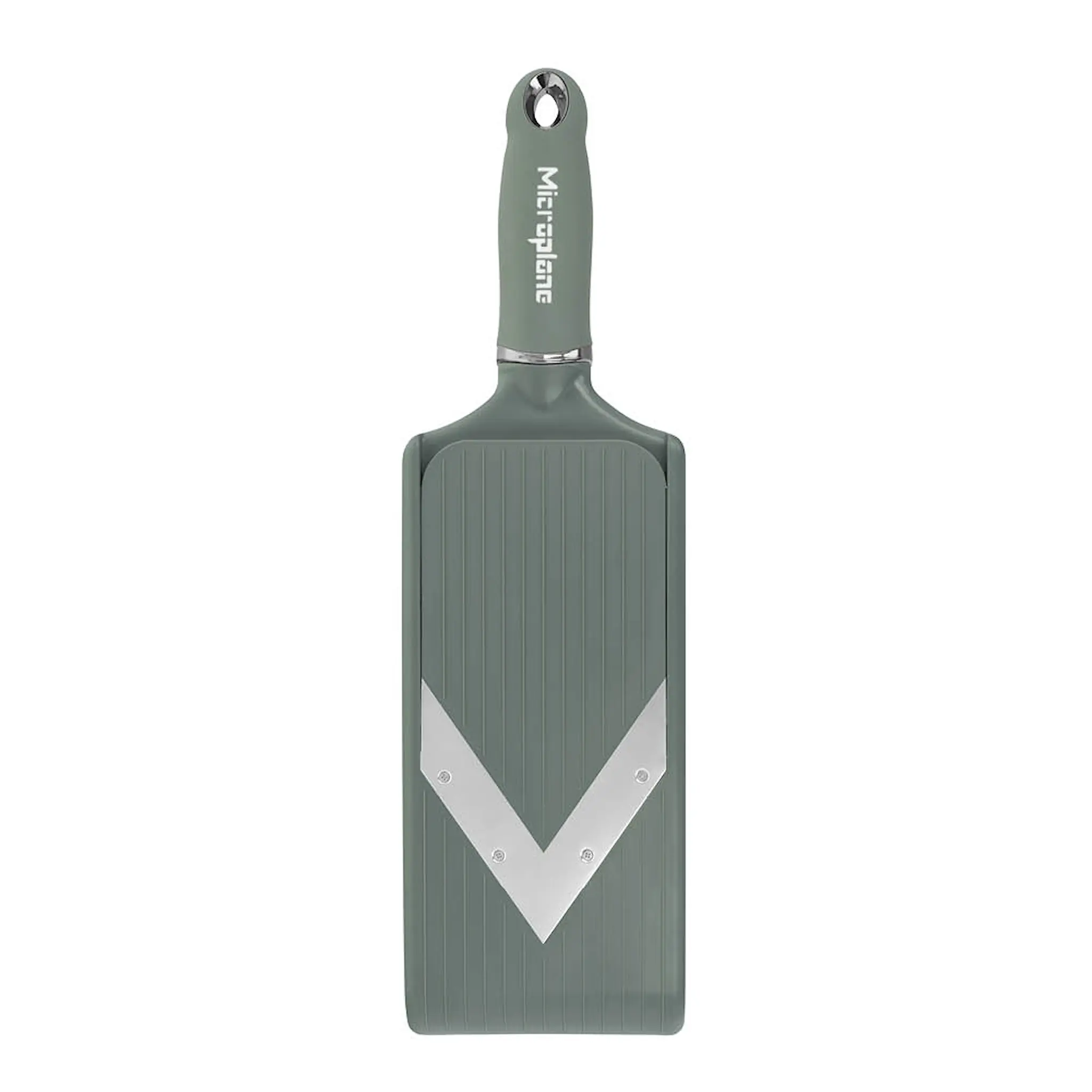 Microplane V-blade mandolin PureCut justerbar eucalyptus