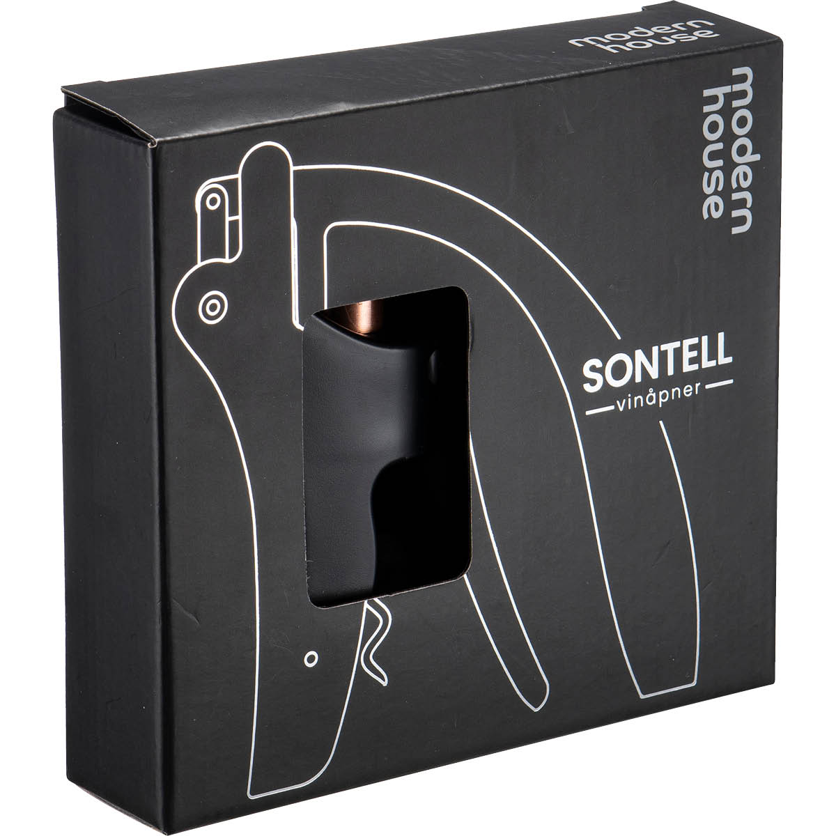 Modern House Sontell vinåpner matt svart