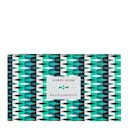 Backgammon i grafiskt mönstrad ask