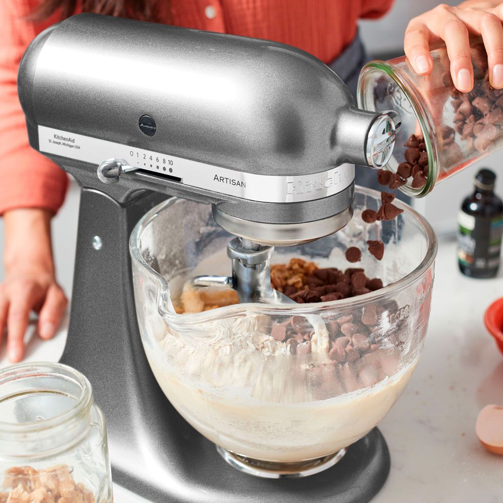 KitchenAid Artisan kjøkkenmaskin 5KSM185PSEMS 4,8L medallion silver