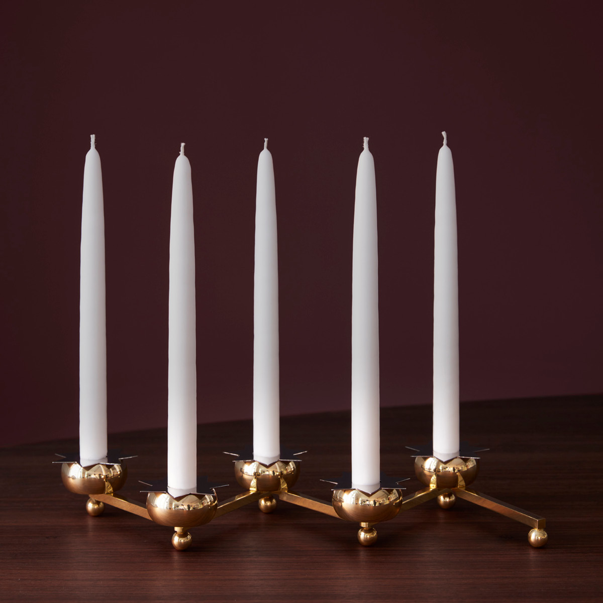 Klong Constella Ljusstake 5 hållare Mässing