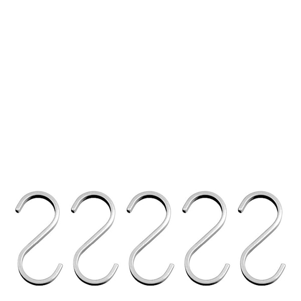 HANG-IT S-krok 3x6,5 cm 5-pack borstat stål
