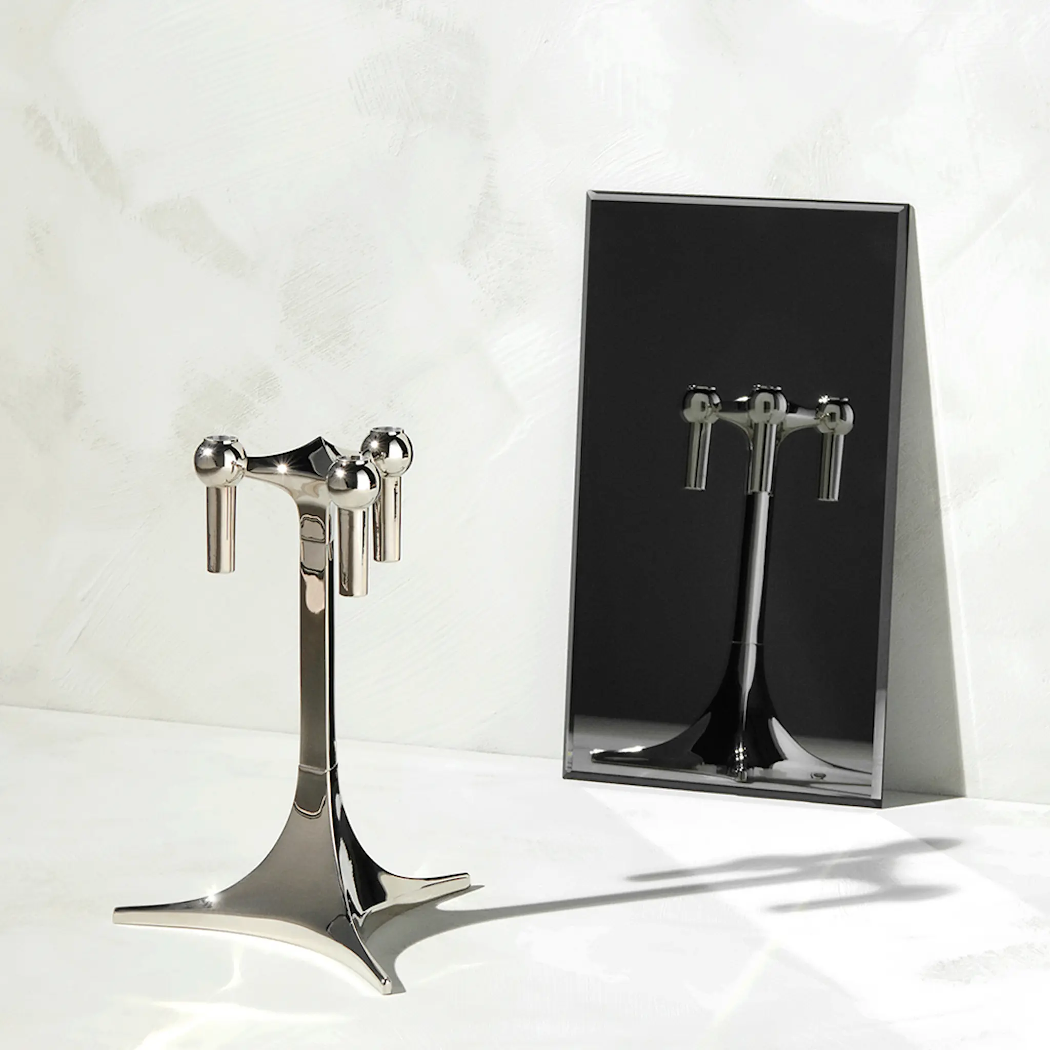 Stoff Nagel Stoff Nagel Kynttilänjalka 23x17 cm Kromi