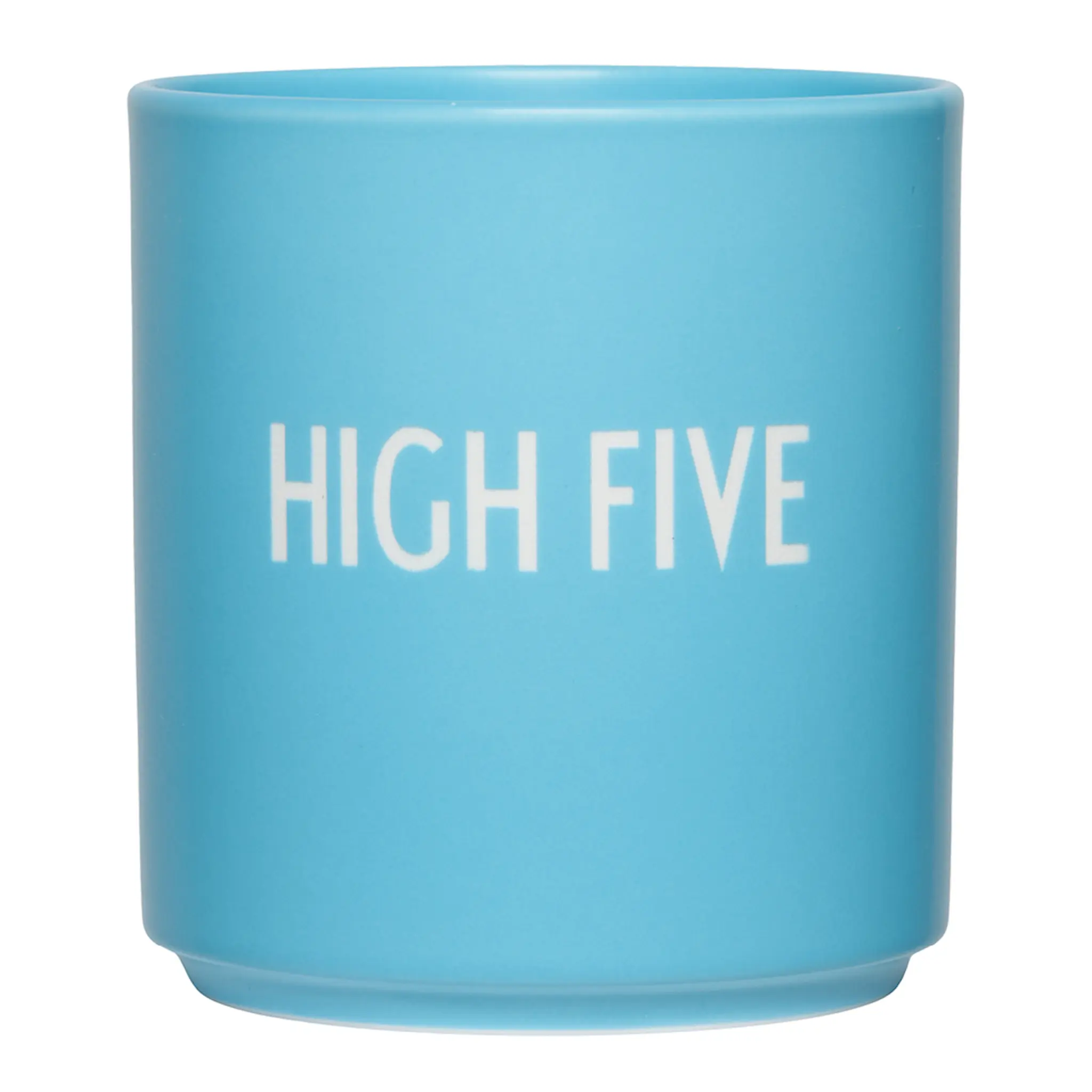 Design Letters Favourite Mugg HIGH FIVE 25 cl Swim cap blue