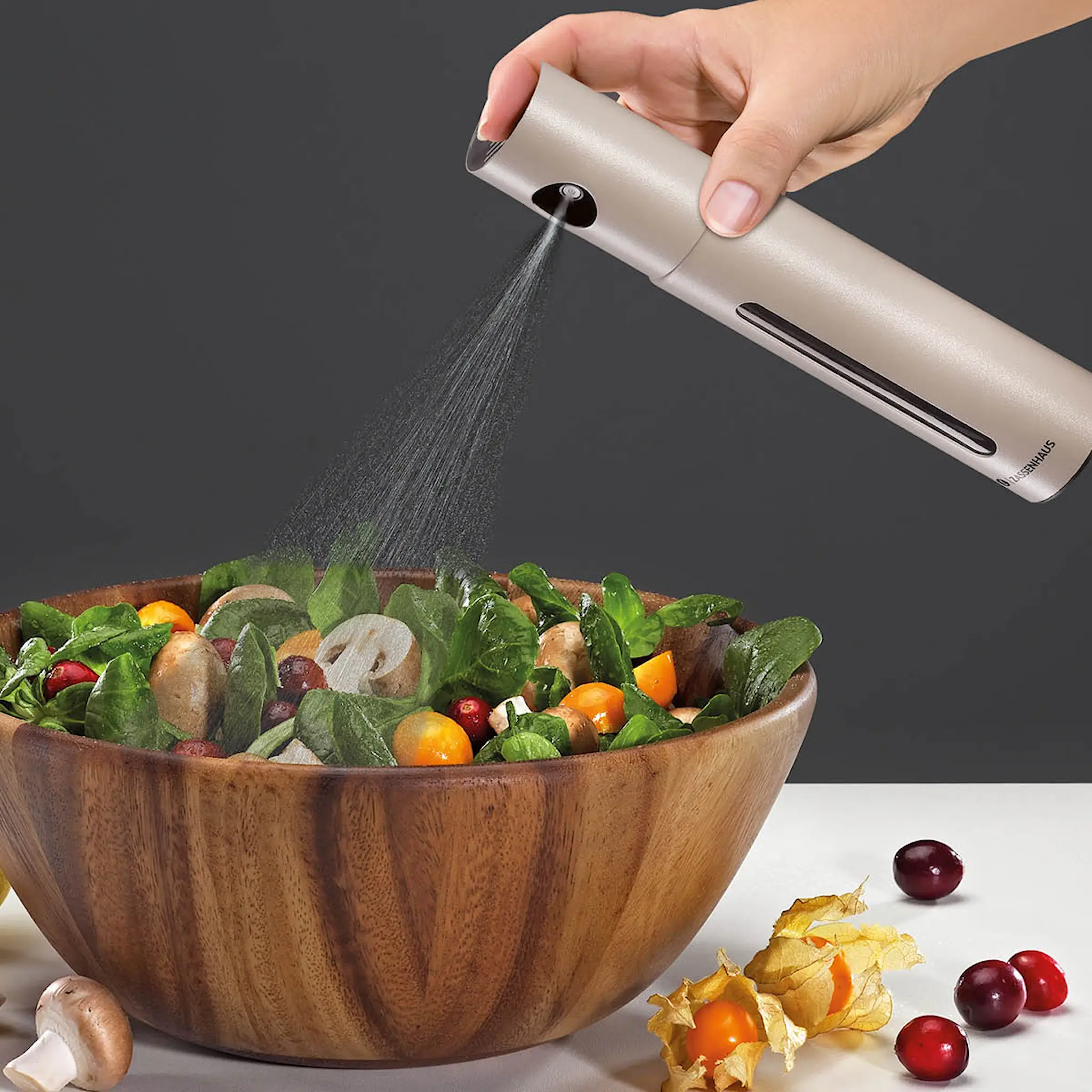 Zassenhaus Oleon sprayflaske for olje 100 ml grå