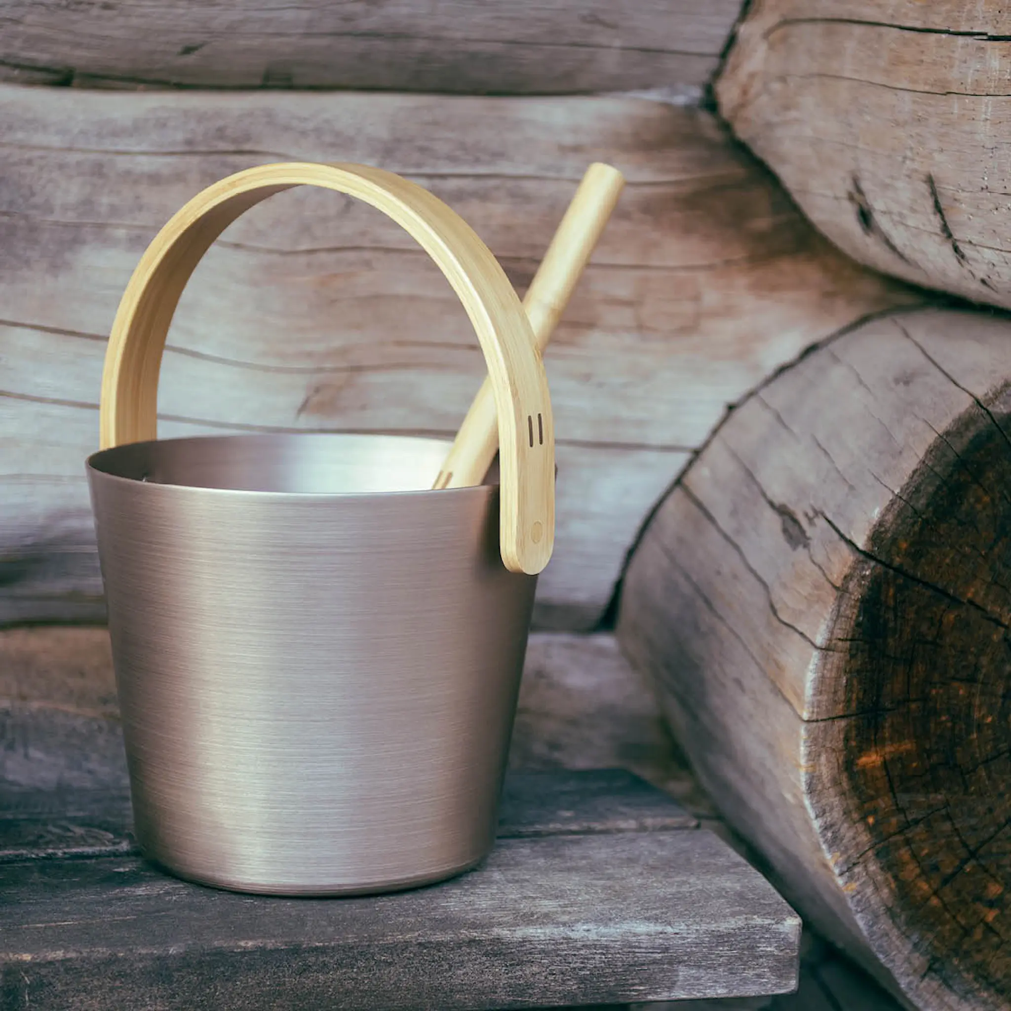 Rento Bastuhink 26 cm champagne/bambu