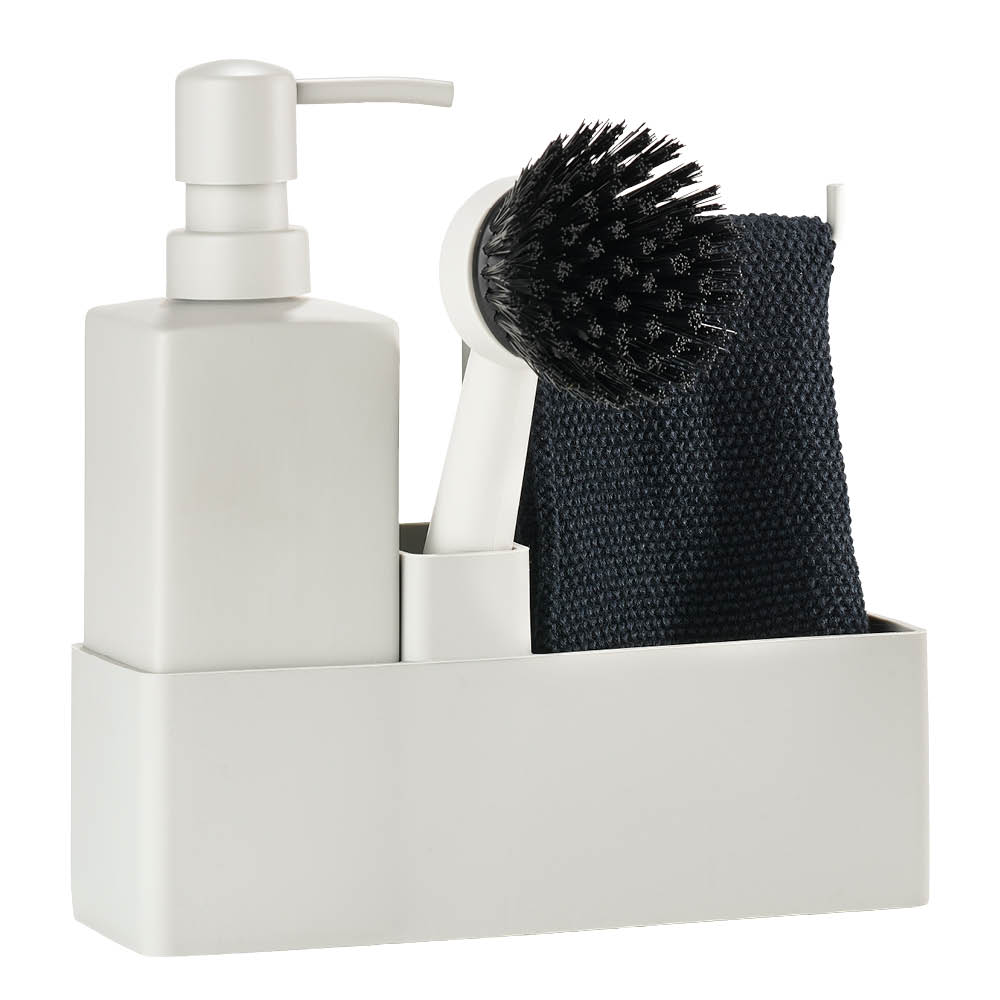 Zone Singles oppvasksett m/kjøkkenklut warm grey