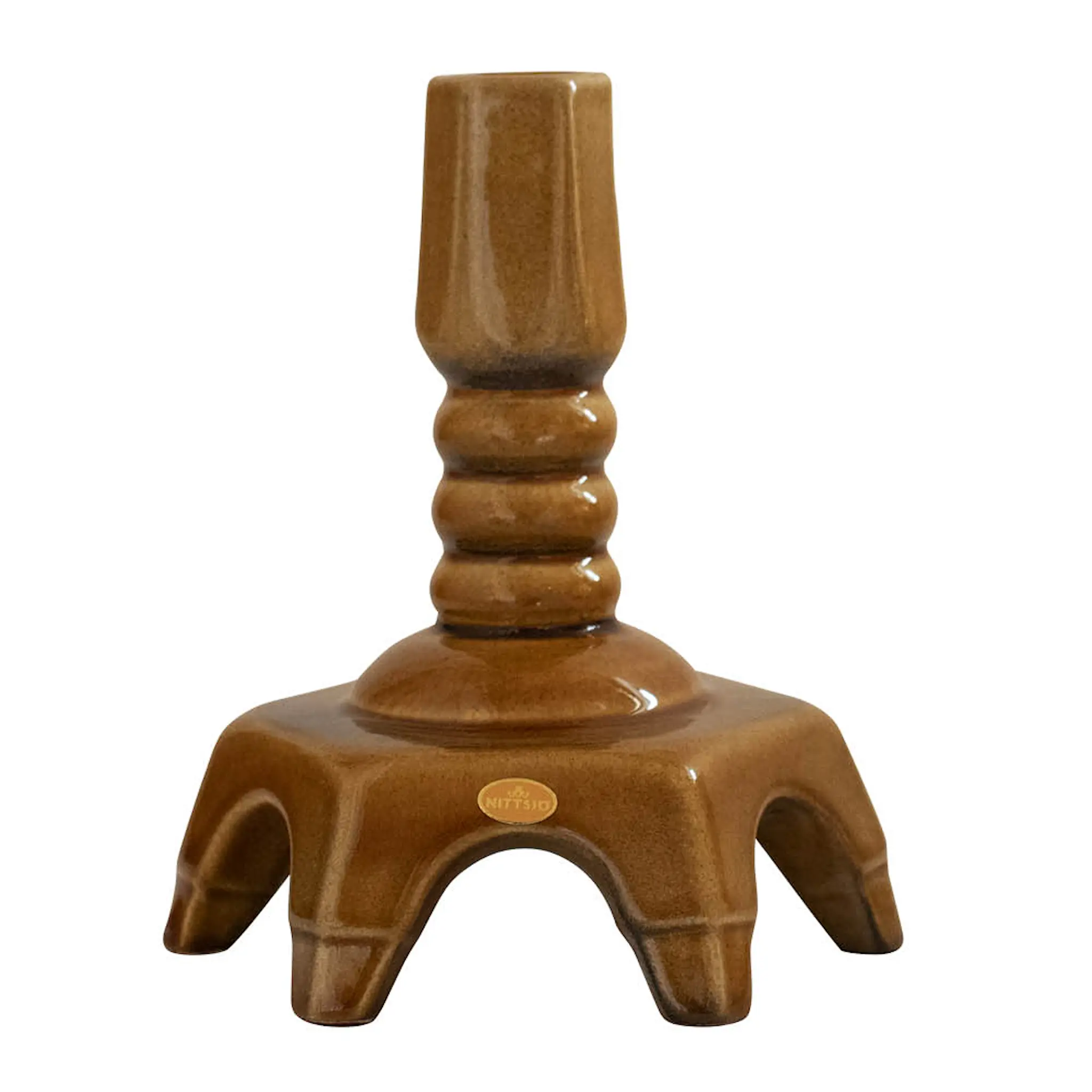 Nittsjö Ljusstake 15 cm ljusbrun