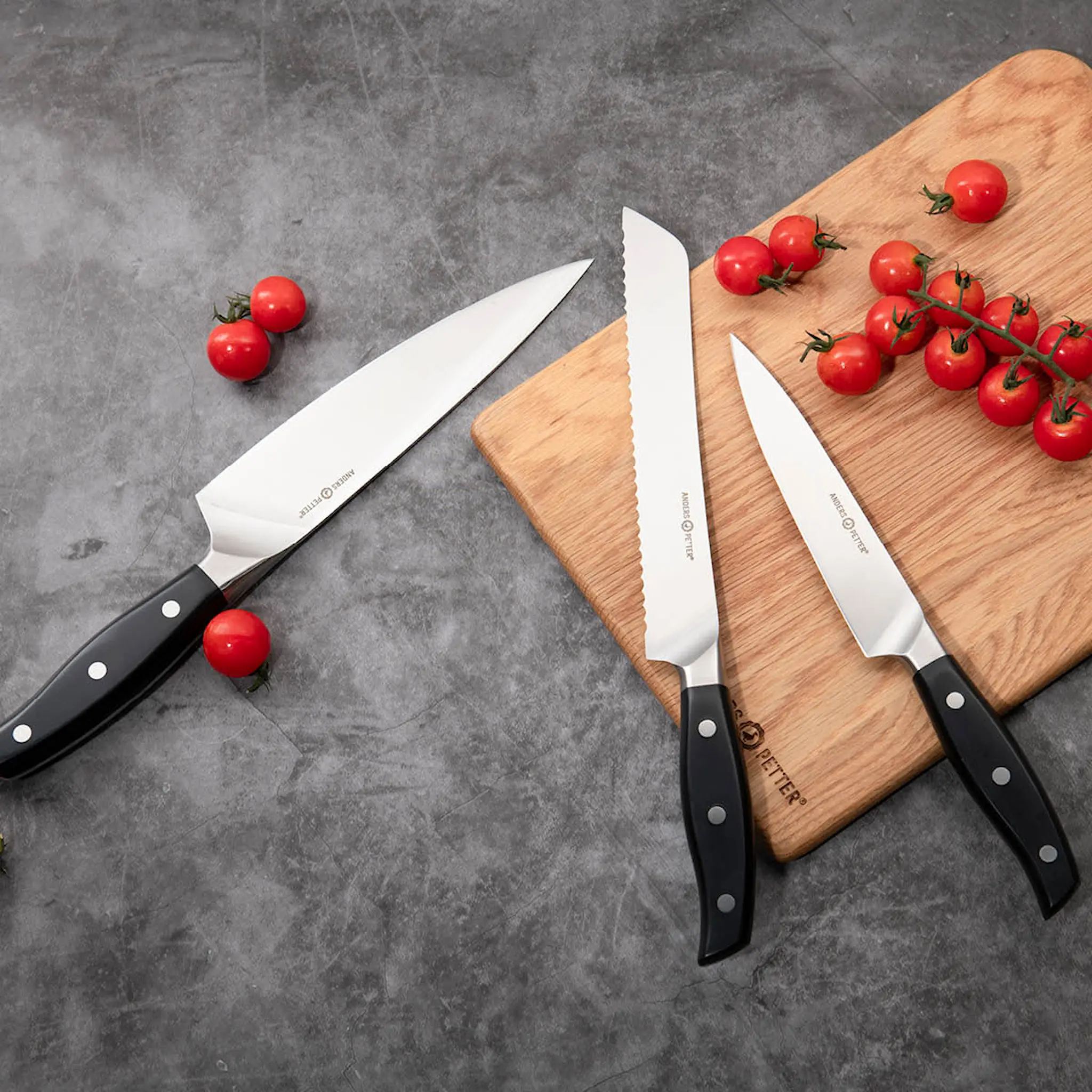 Anders Petter Stenfors Knivset 3 delar