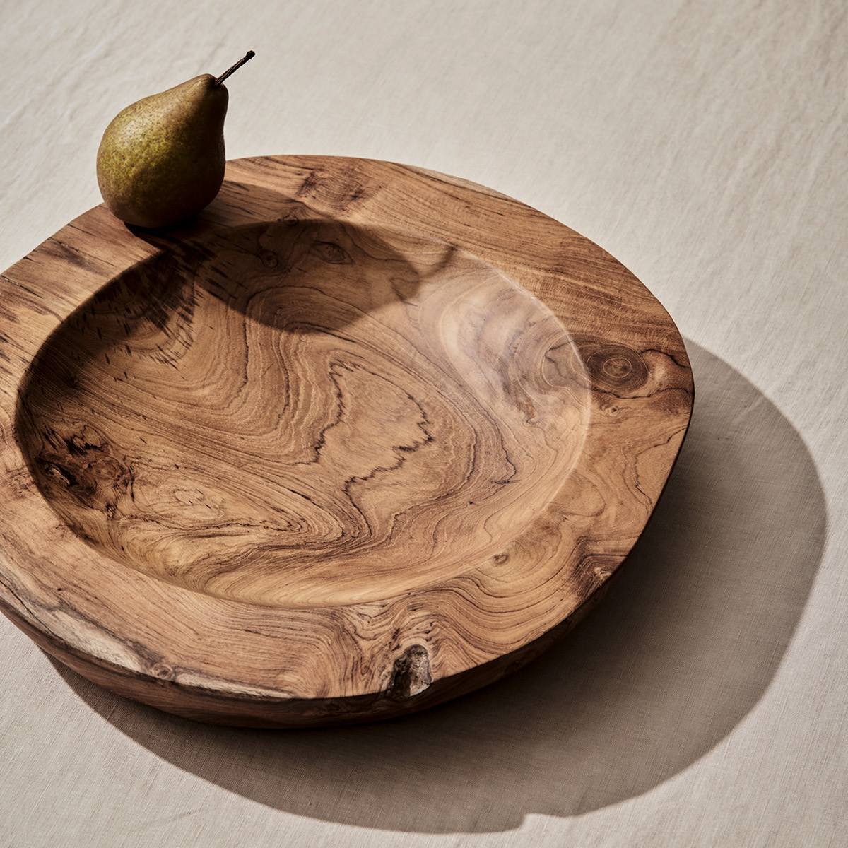 Tell Me More Teak skål 40 cm