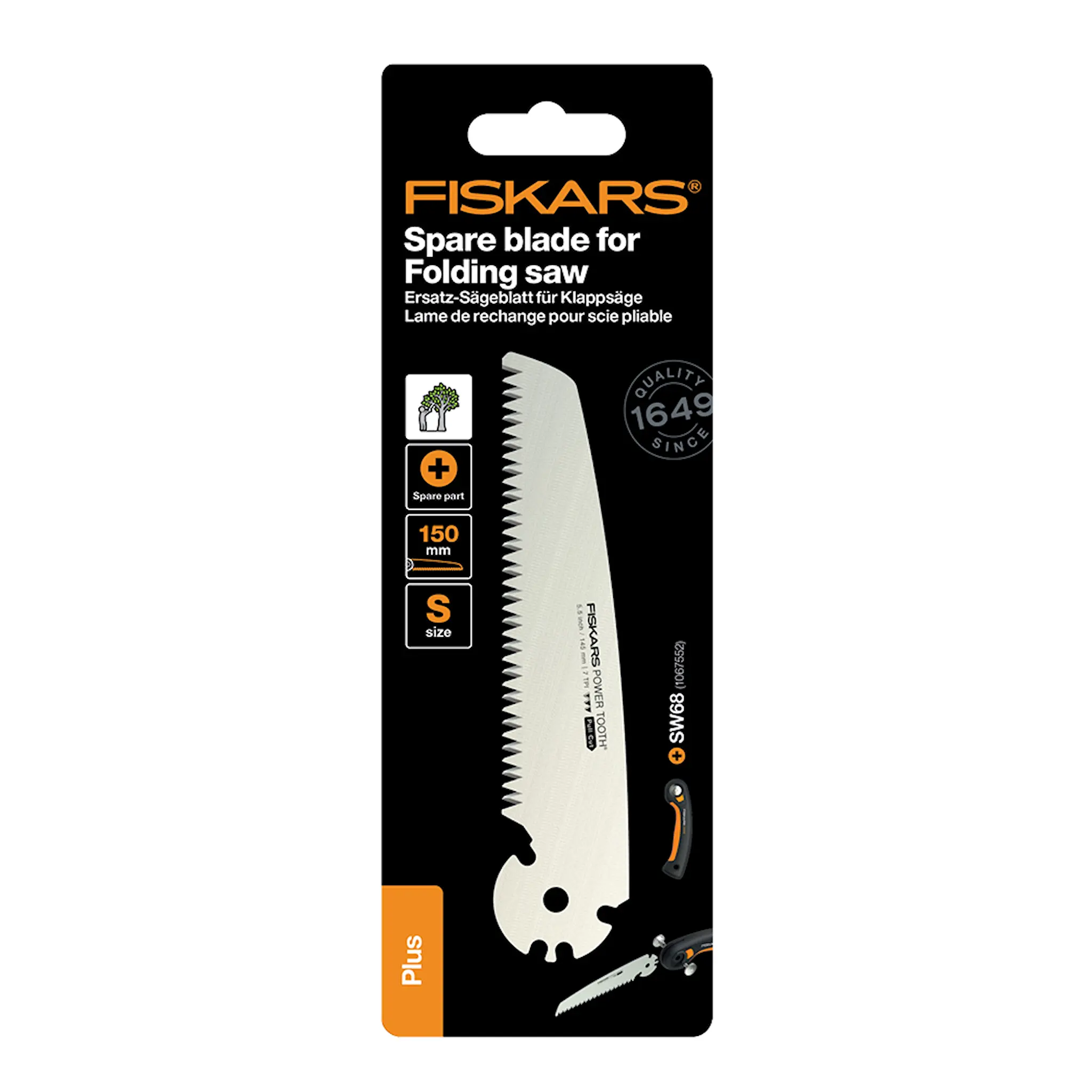 Fiskars Plus™ reservblad M till hopfällbar grensåg SW68