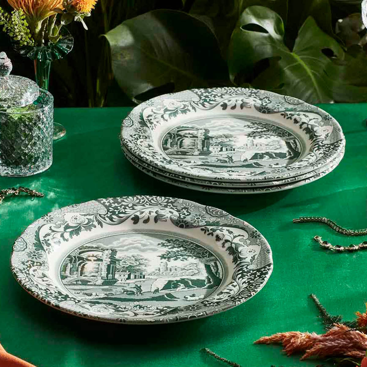 Spode Heritage Green Italian tallerken 27 cm