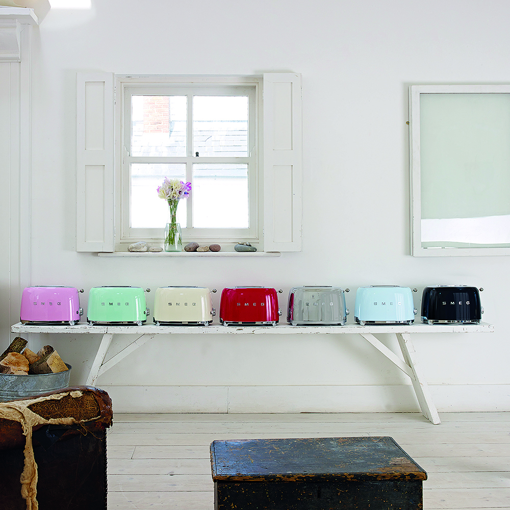 Smeg Brødrister TSF01 2 skiver pastellblå