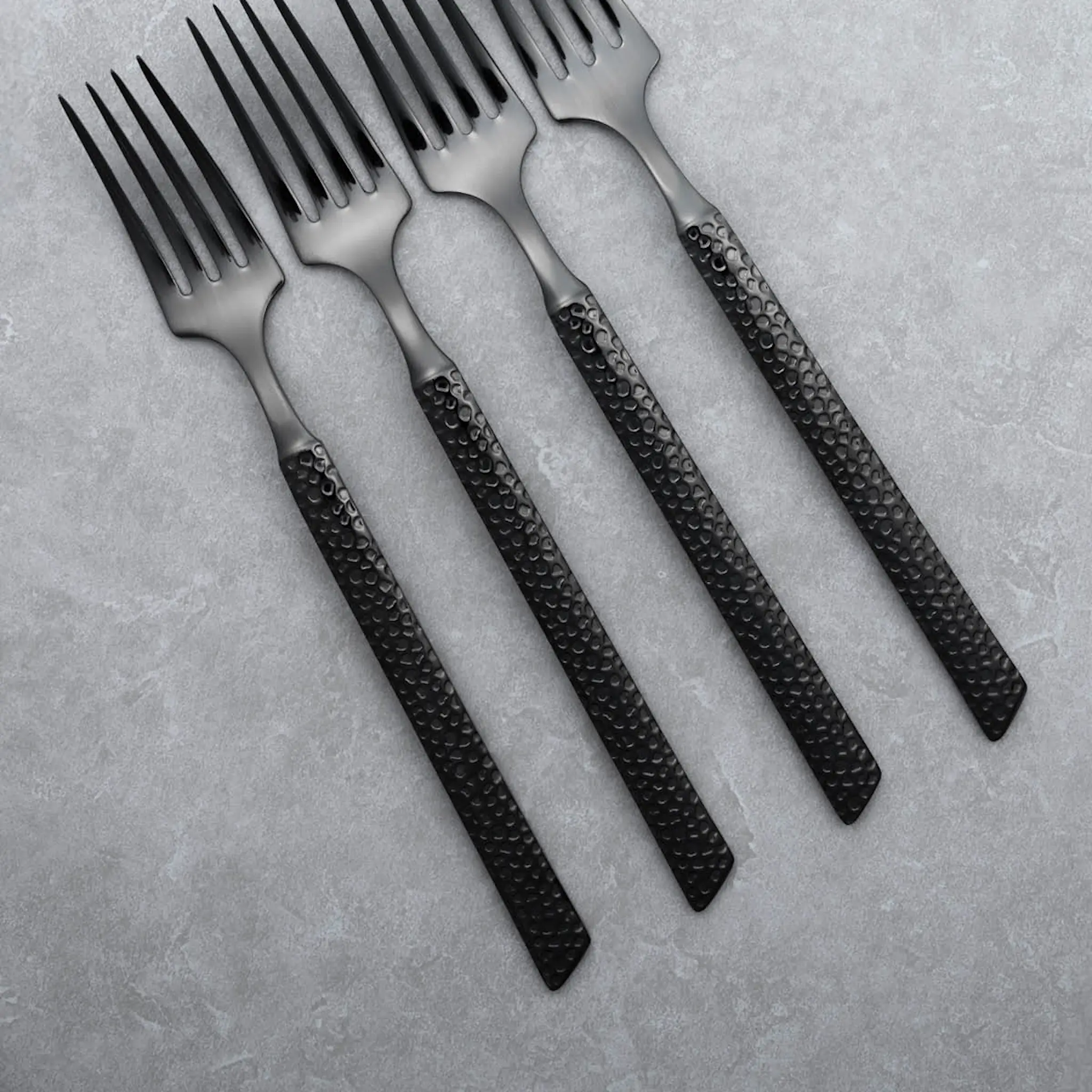 Vargen & Thor Lava bestickset 8 delar antracit