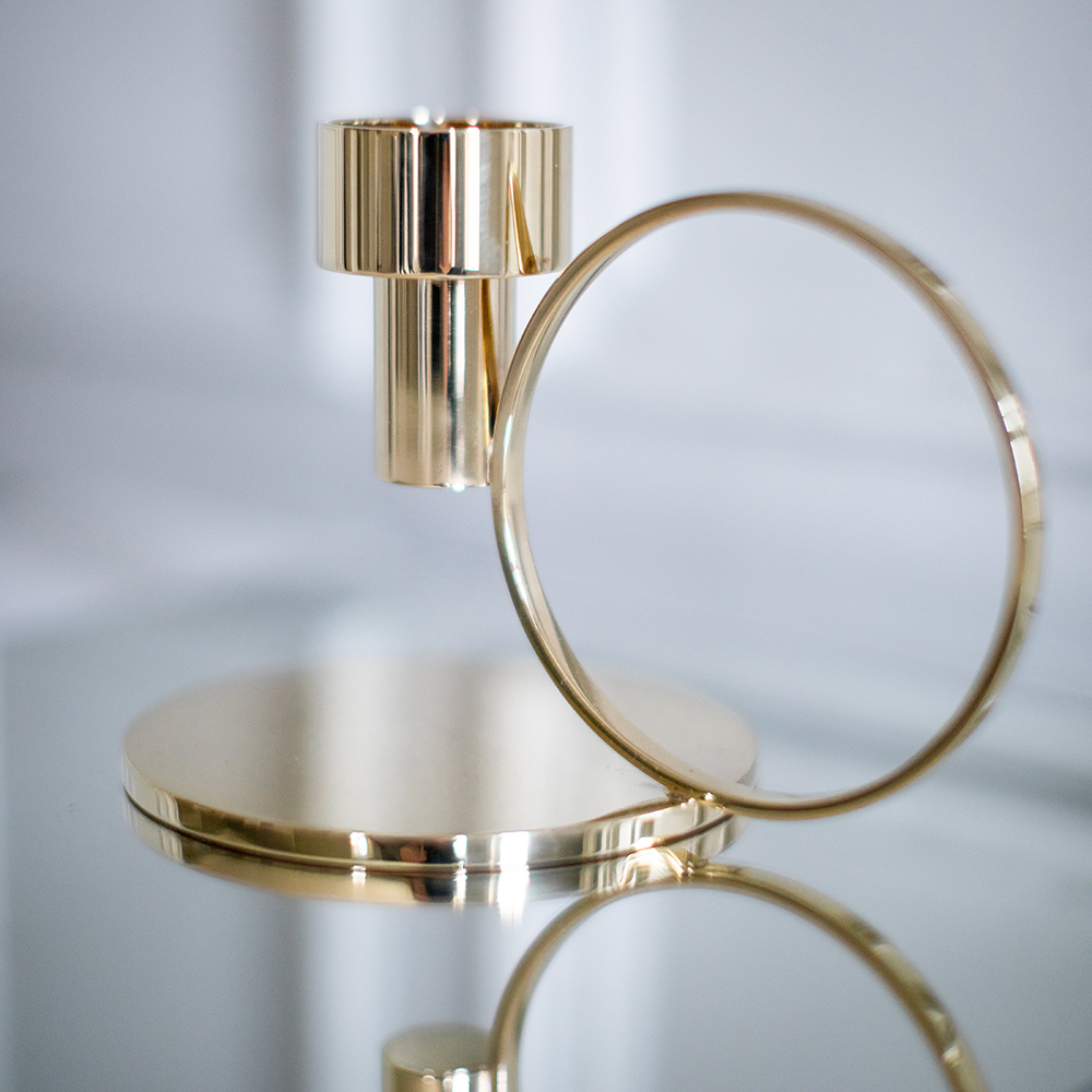 Hilke Insieme kammerlysestake M 12 cm gull