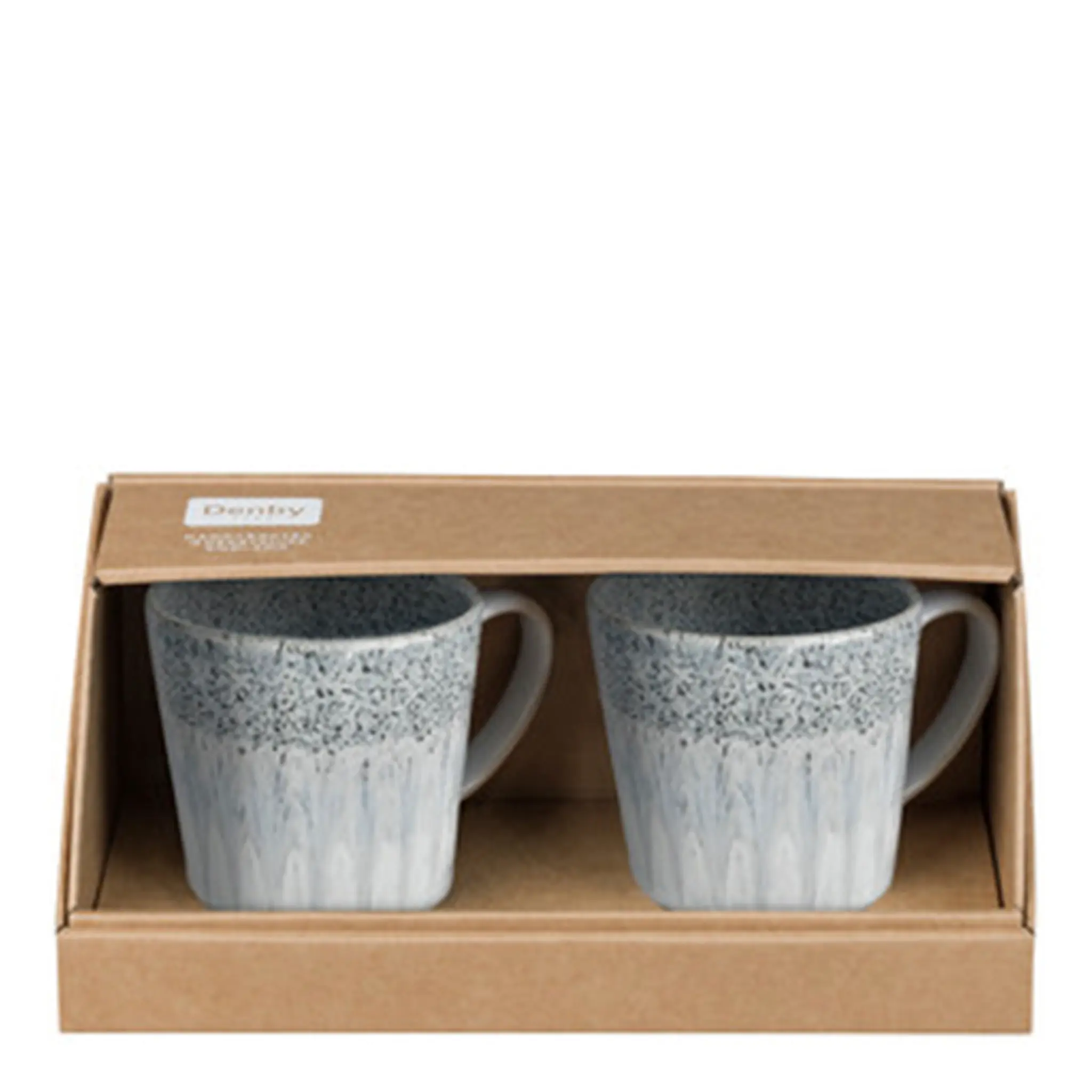 Denby Studio Grey Accent mugg 40 cl 2-pack grå
