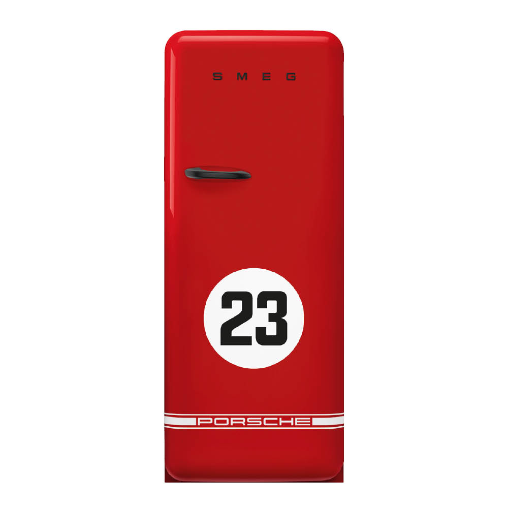 Smeg Smeg x Porsche kylskåp med frysfack Limited Edition Salzburg Red