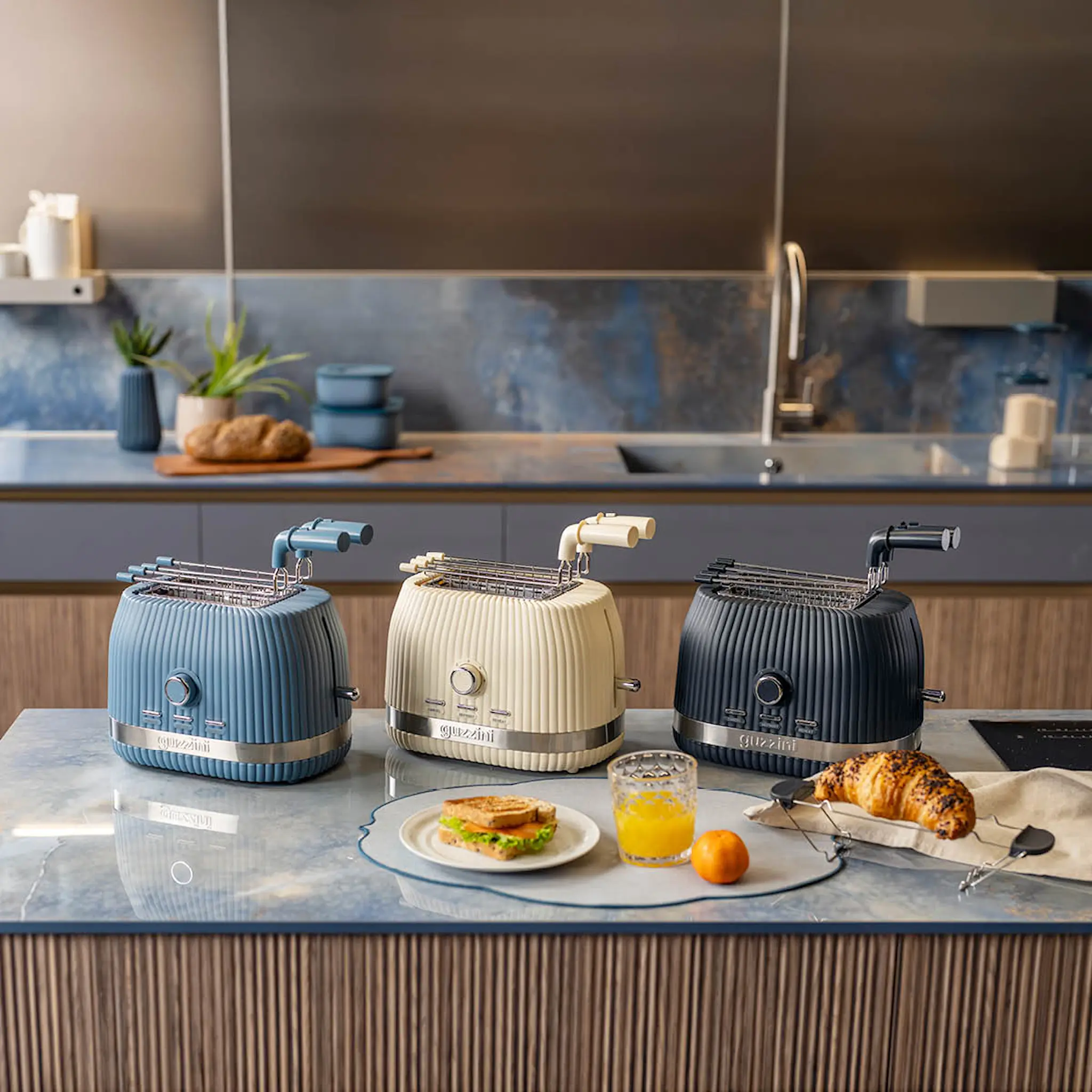Guzzini Sous Chef brödrost 800W grå