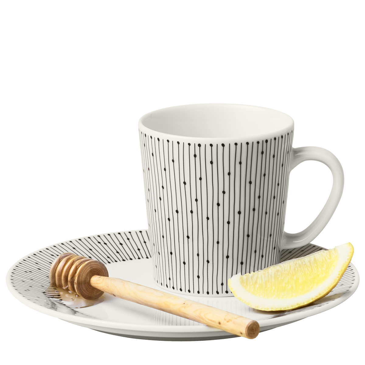 Arabia Mainio Sarastus Mugg 30 cl Vit/Svart