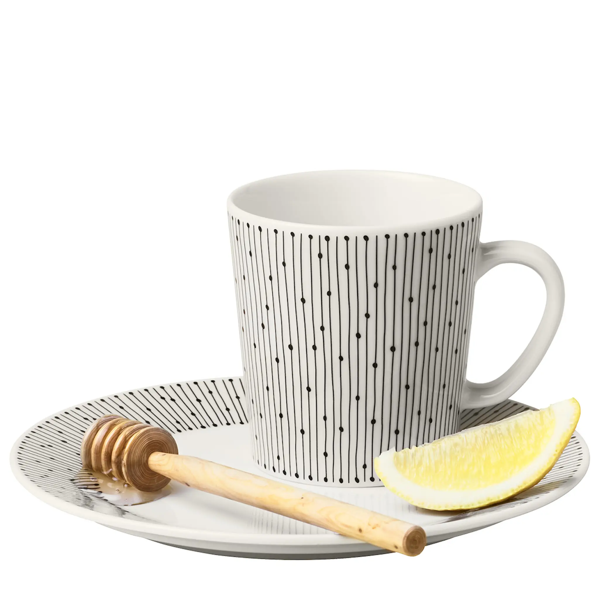 Arabia Mainio Sarastus Muki 30 cl Valkoinen/Musta