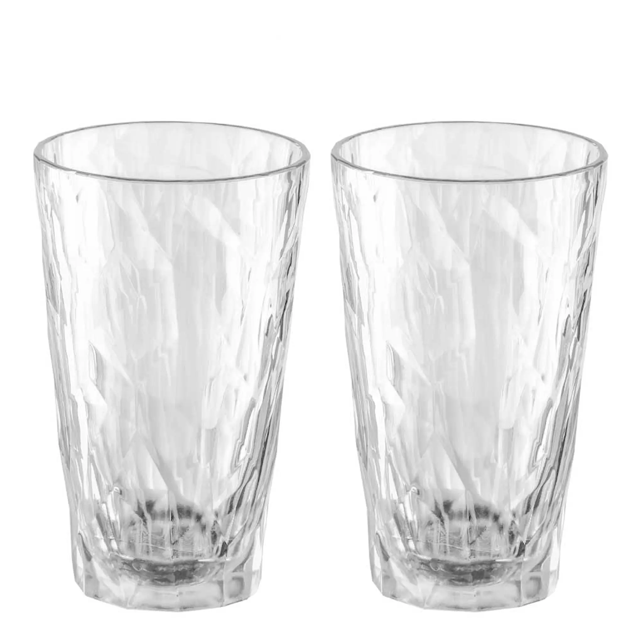 Koziol Club Longdrinkglas 30 cl 2-pack Klar