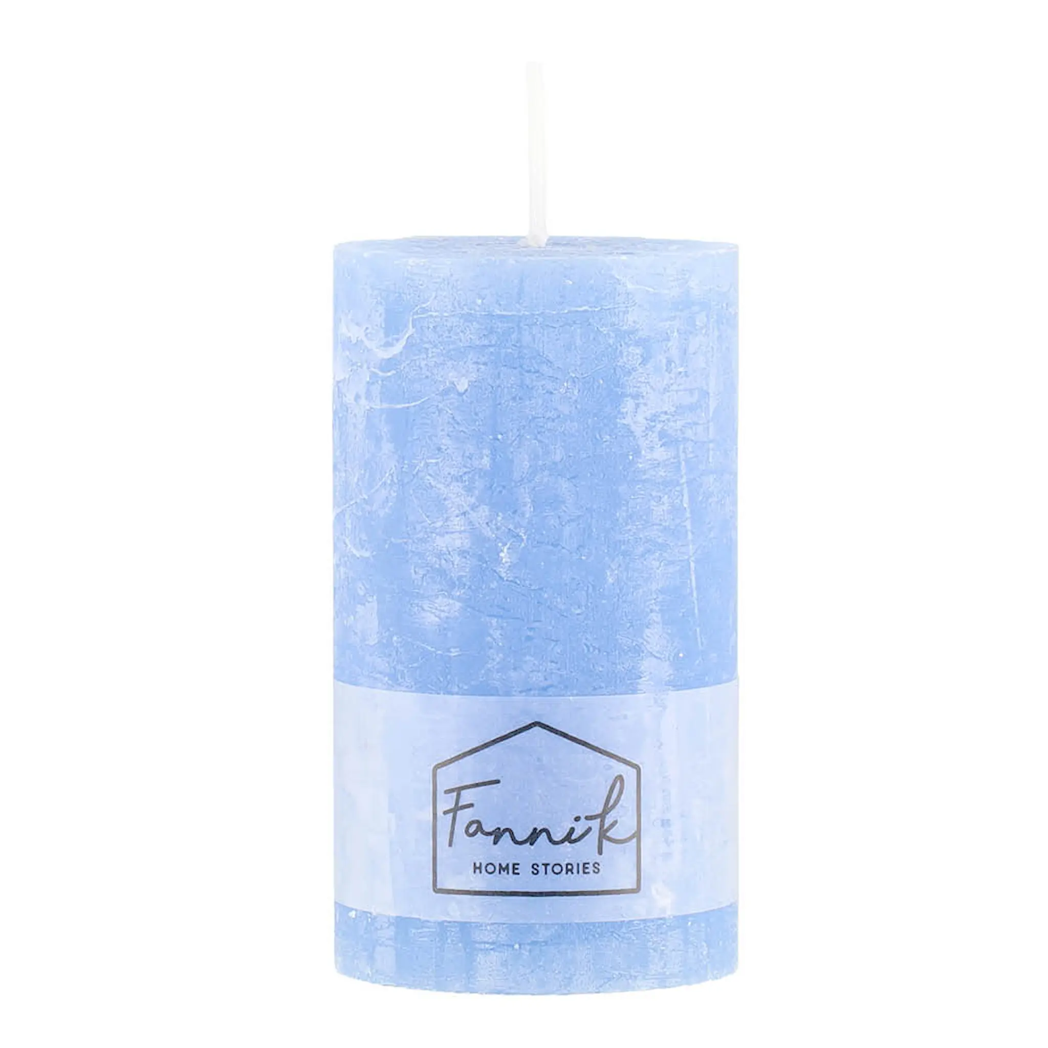 Fanni K Rustik blokklys 12 cm blå