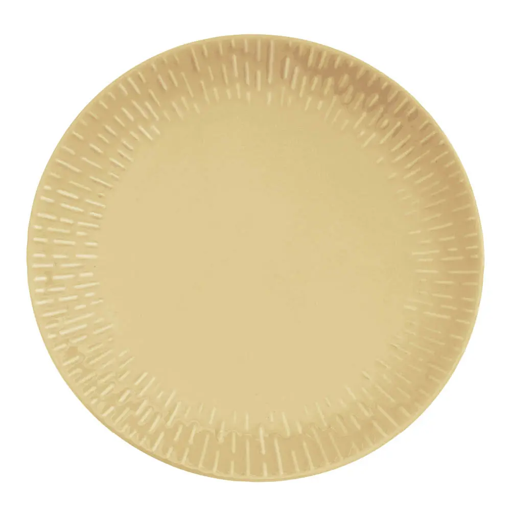 Confetti Lautanen 27 cm Mustard