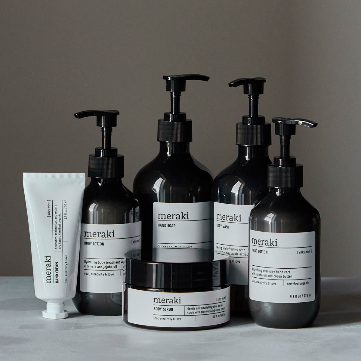 Meraki Käsirasva 275 ml Silky Mist