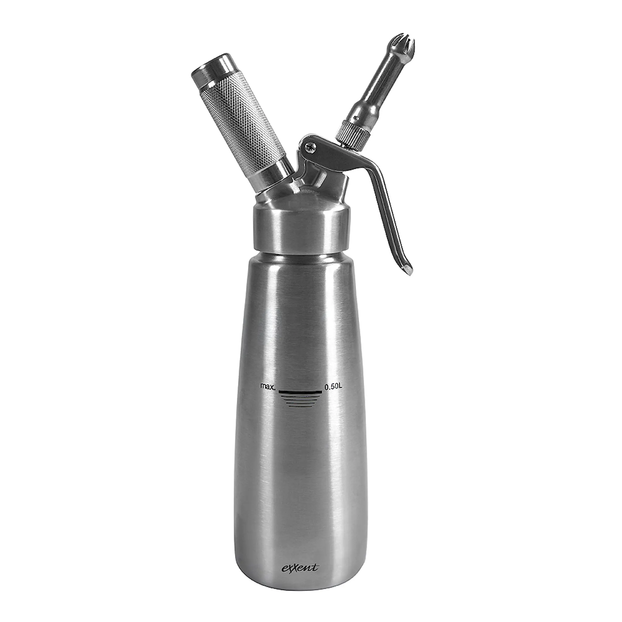 Exxent Gräddsifon 0,5 L Rostfri
