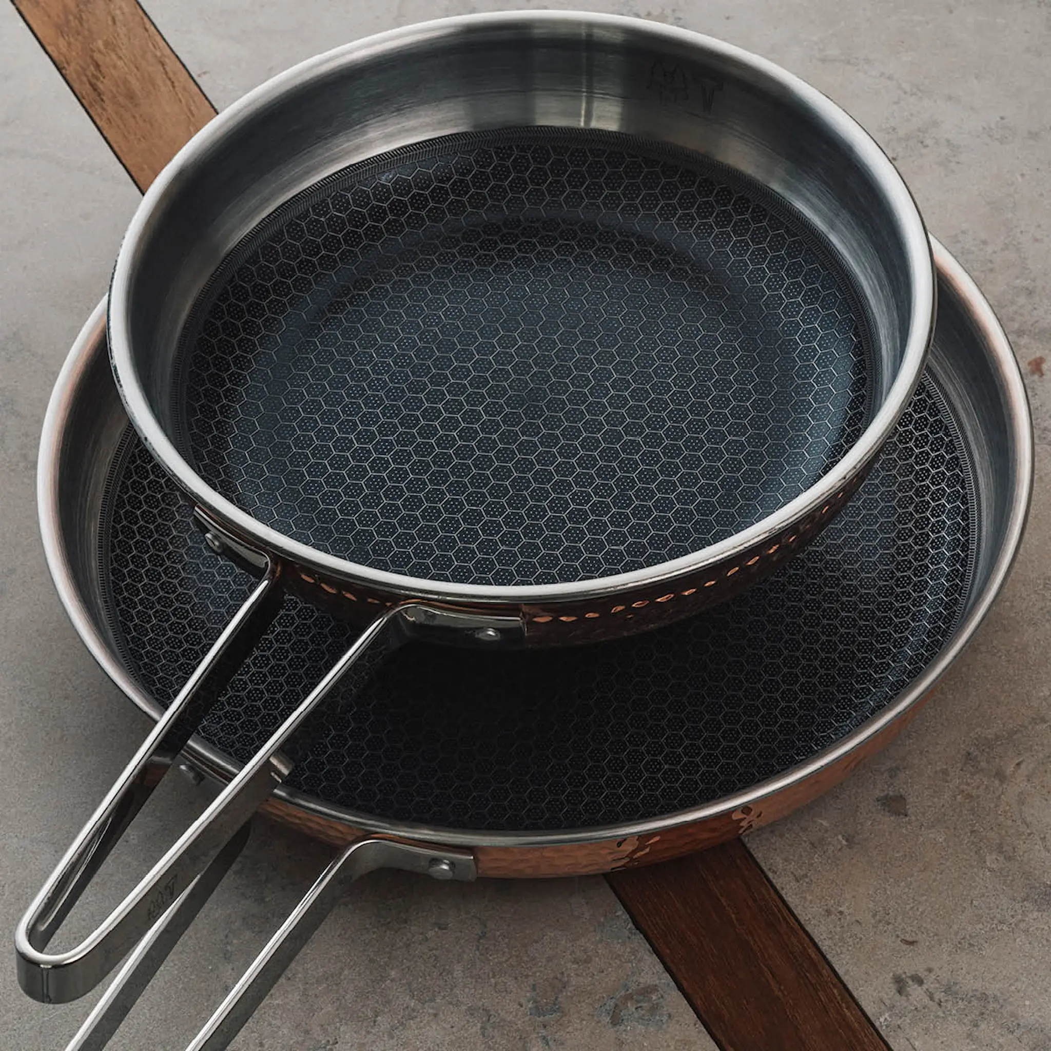 Vargen & Thor Mjölner YB stekpanna 2 delar 28+22 cm koppar