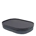 CurveLine knäbricka anti-slip 47x34 cm svart/grå