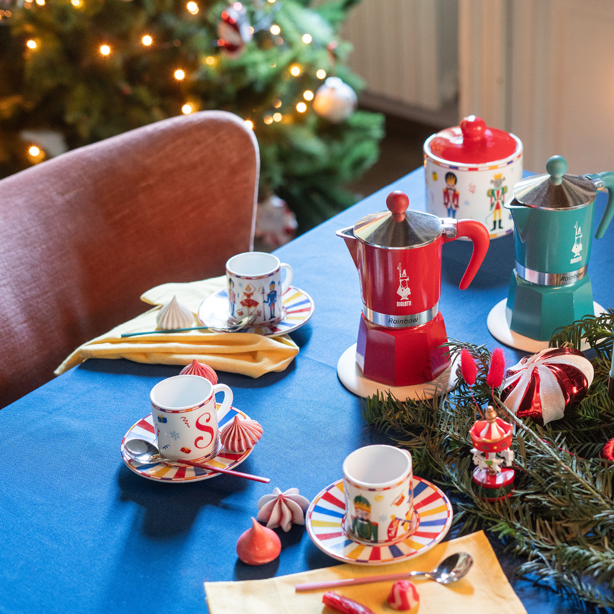 Bialetti Moka Express CC 2024 espressokanne 6 kopper rød