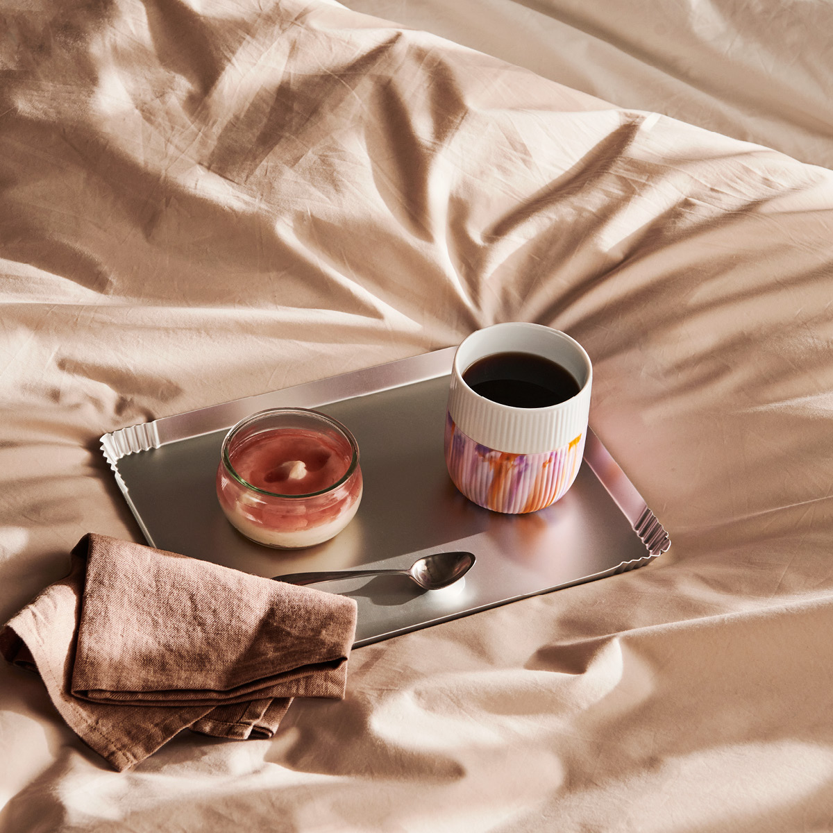 Royal Copenhagen Fluted Contrast Marble Muki 35 cl Morning Sky