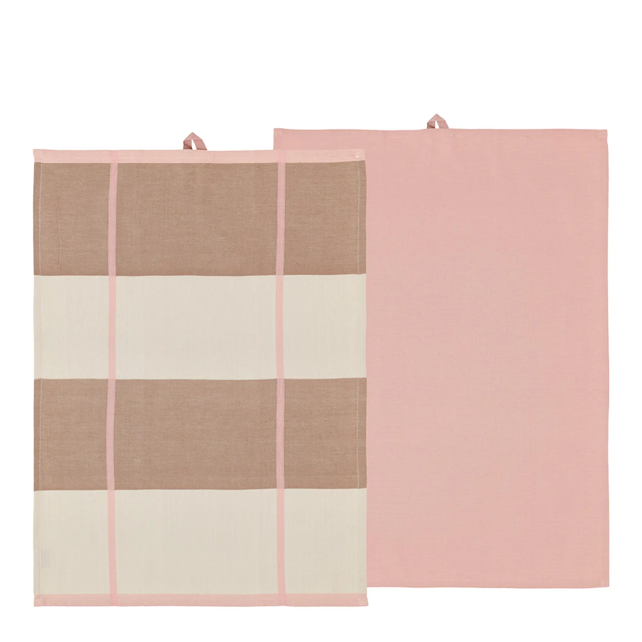 Södahl Blocks kökshandduk 50x70 cm 2-pack rose