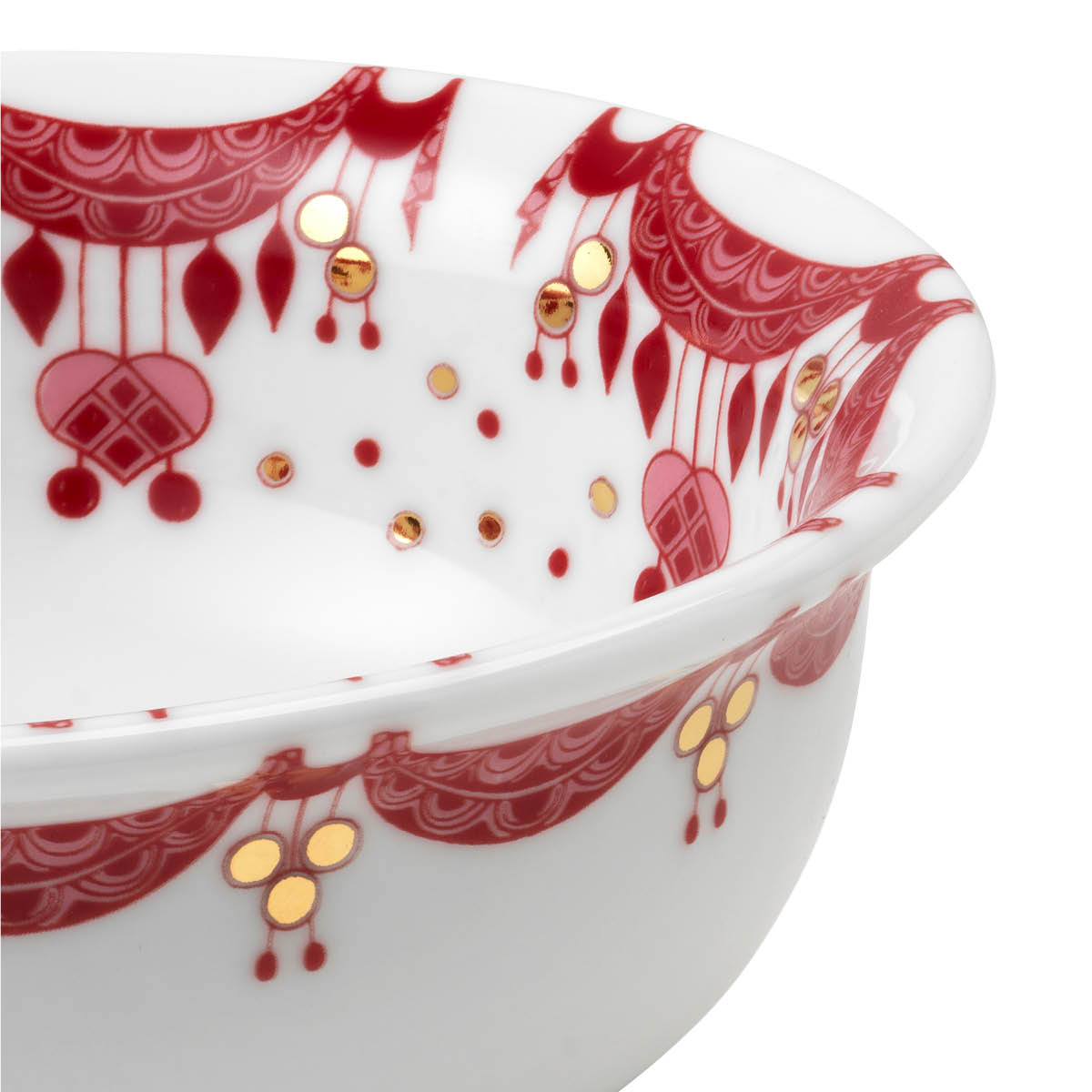 Bjørn Wiinblad Guirlande Julskål 24,5 cm Röd