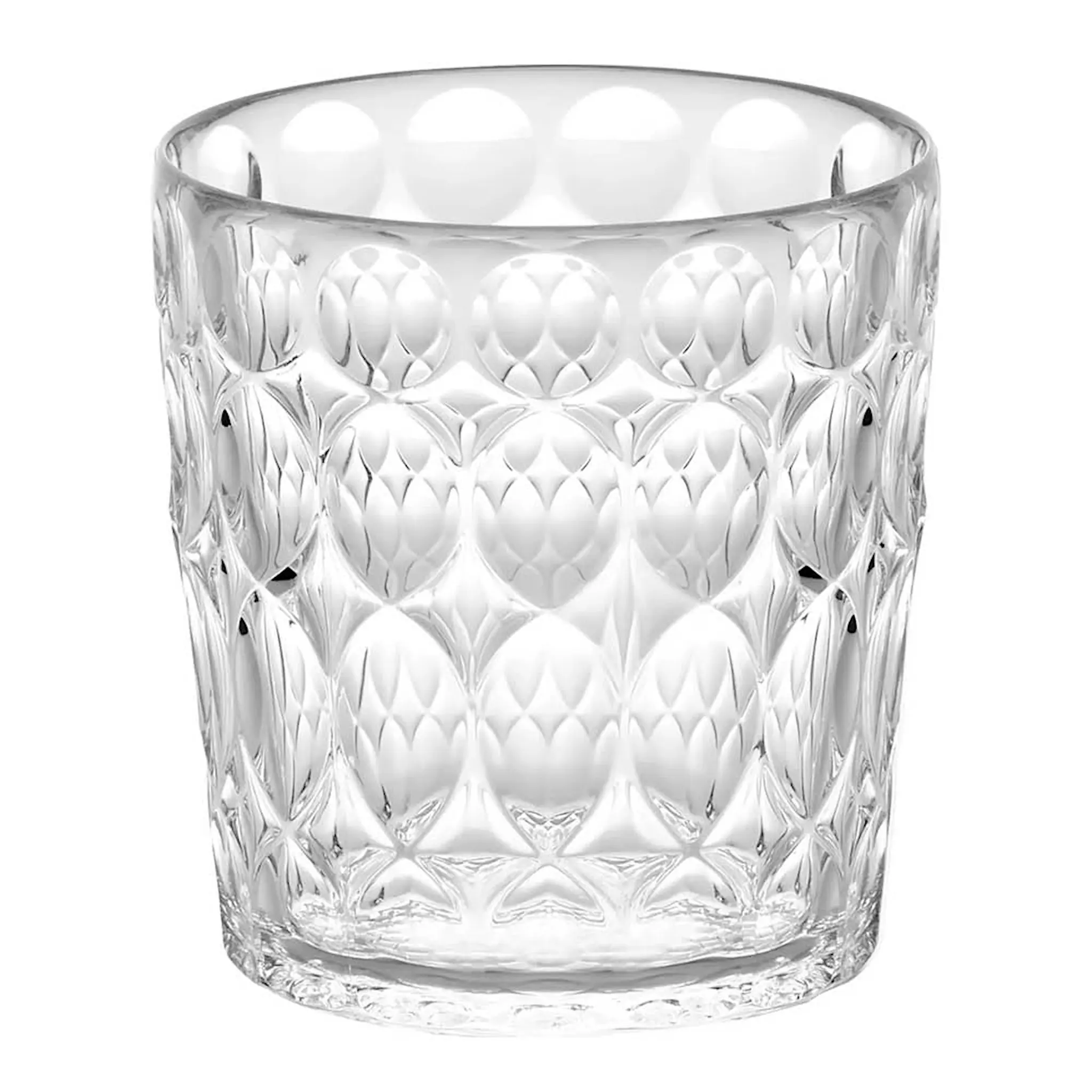 Guzzini Vanity tumbler låg 36 cl bioplast Mönster 1 Klar