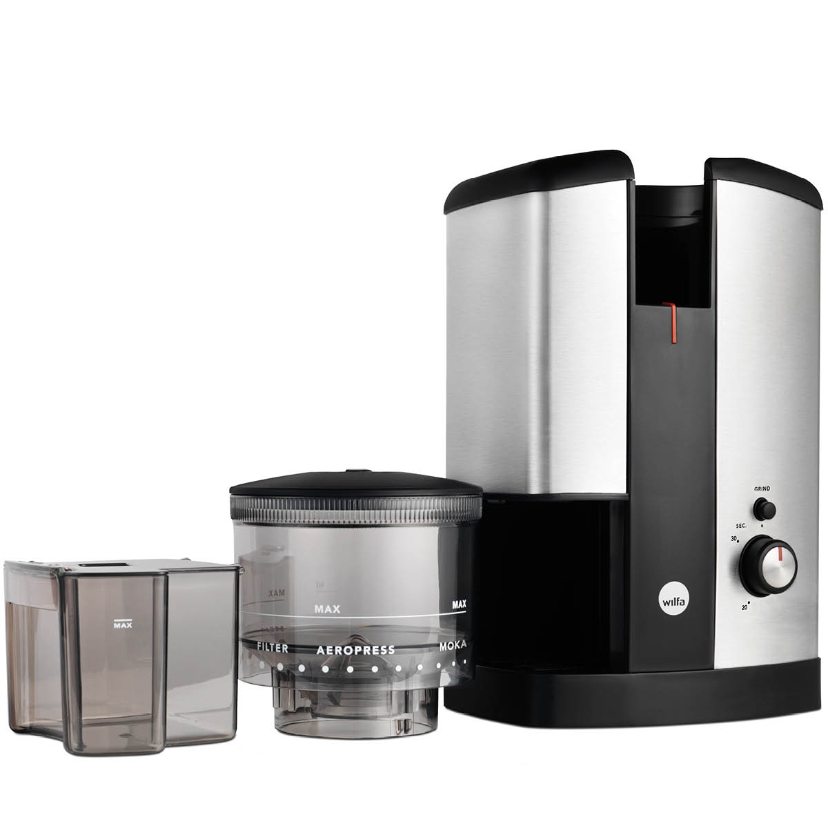 Wilfa WSCG-2 kaffekvern 250g stål