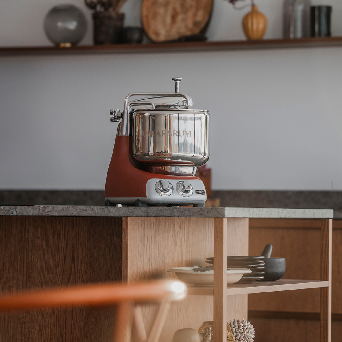 Ankarsrum Assistent Original AKM6230 köksmaskin 7 L rustic maroon