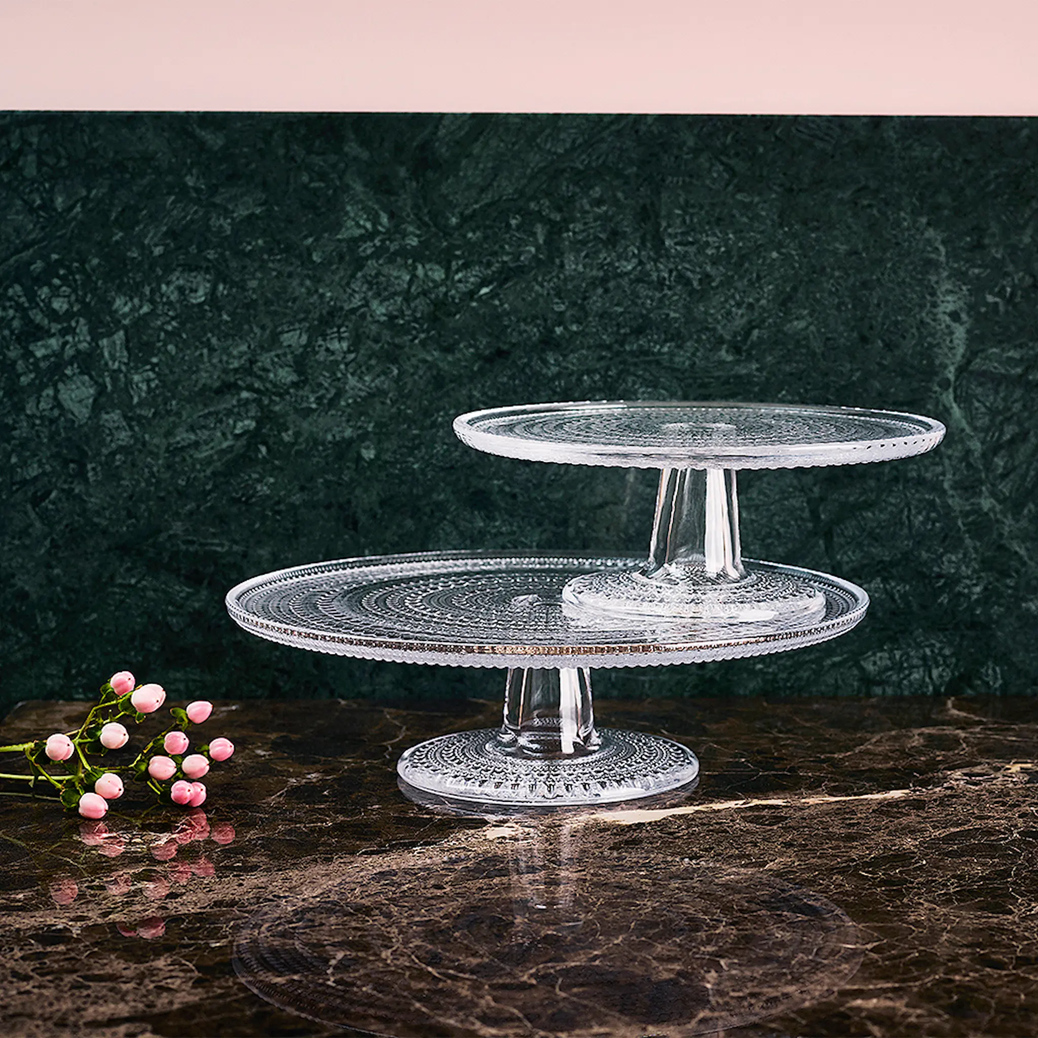 iittala Kastehelmi Kakfat 24 cm Klar