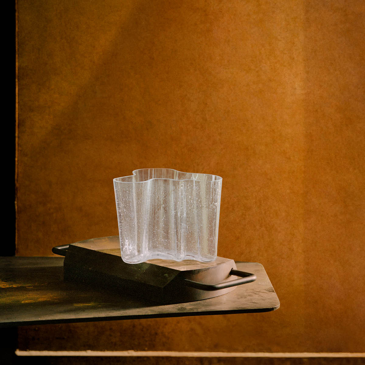 iittala Aalto vase 12 cm bobleglass klar