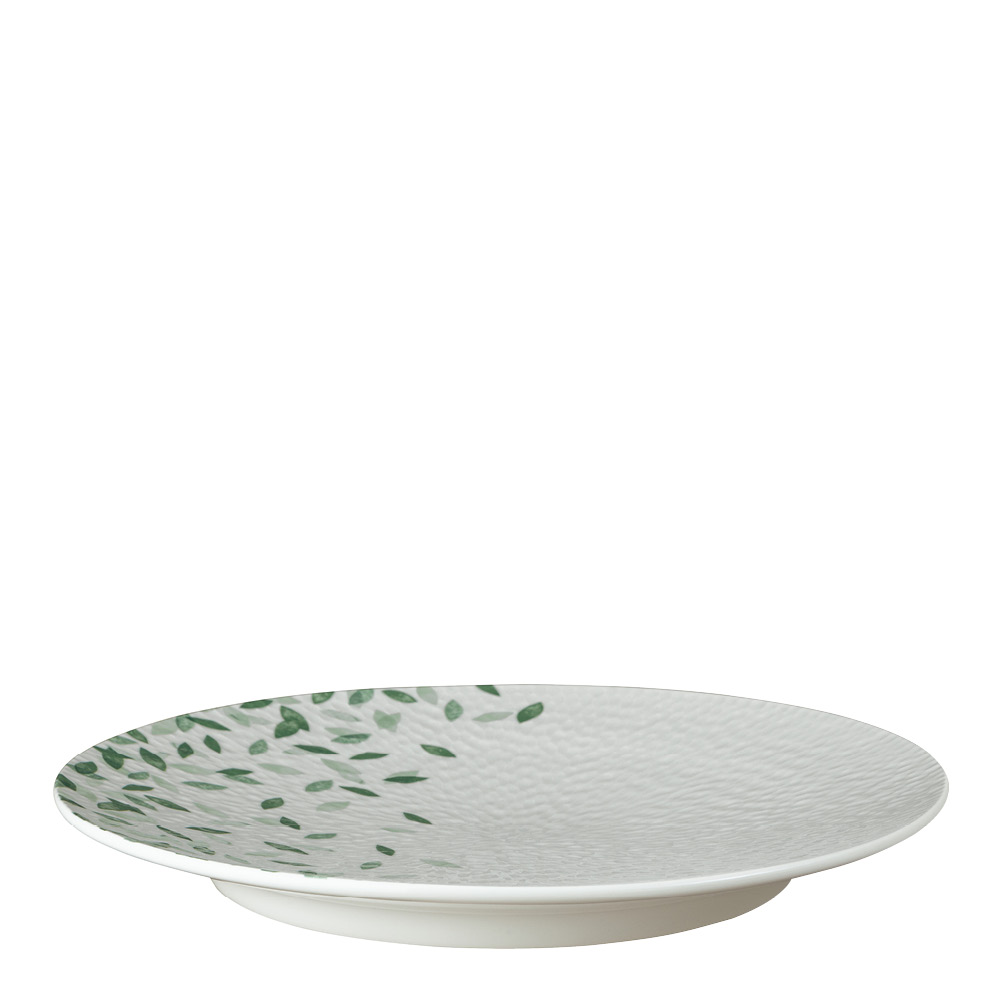 Denby Greenhouse tallrik 27,5 cm vit/grön