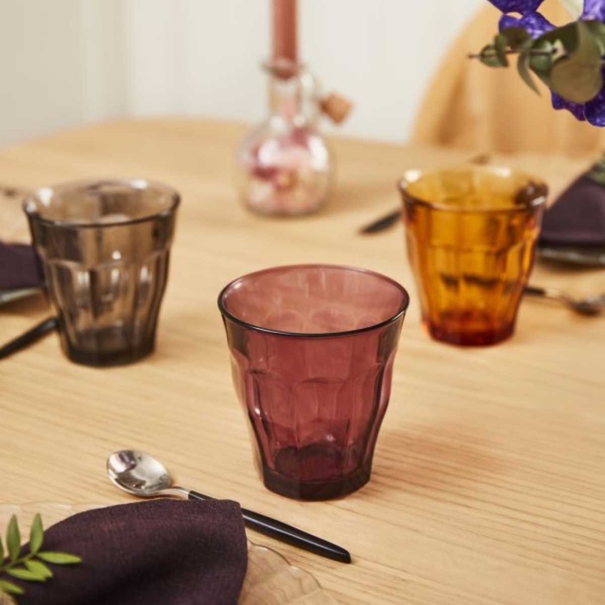 Duralex Picardie vannglass 25 cl 4 stk plum