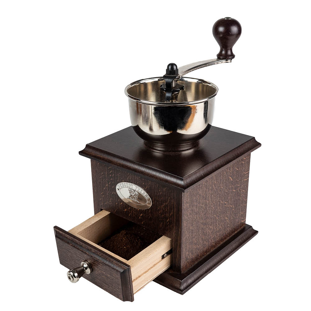 Peugeot Bresil manuell kaffekvern 21 cm valnøttfarget bøk