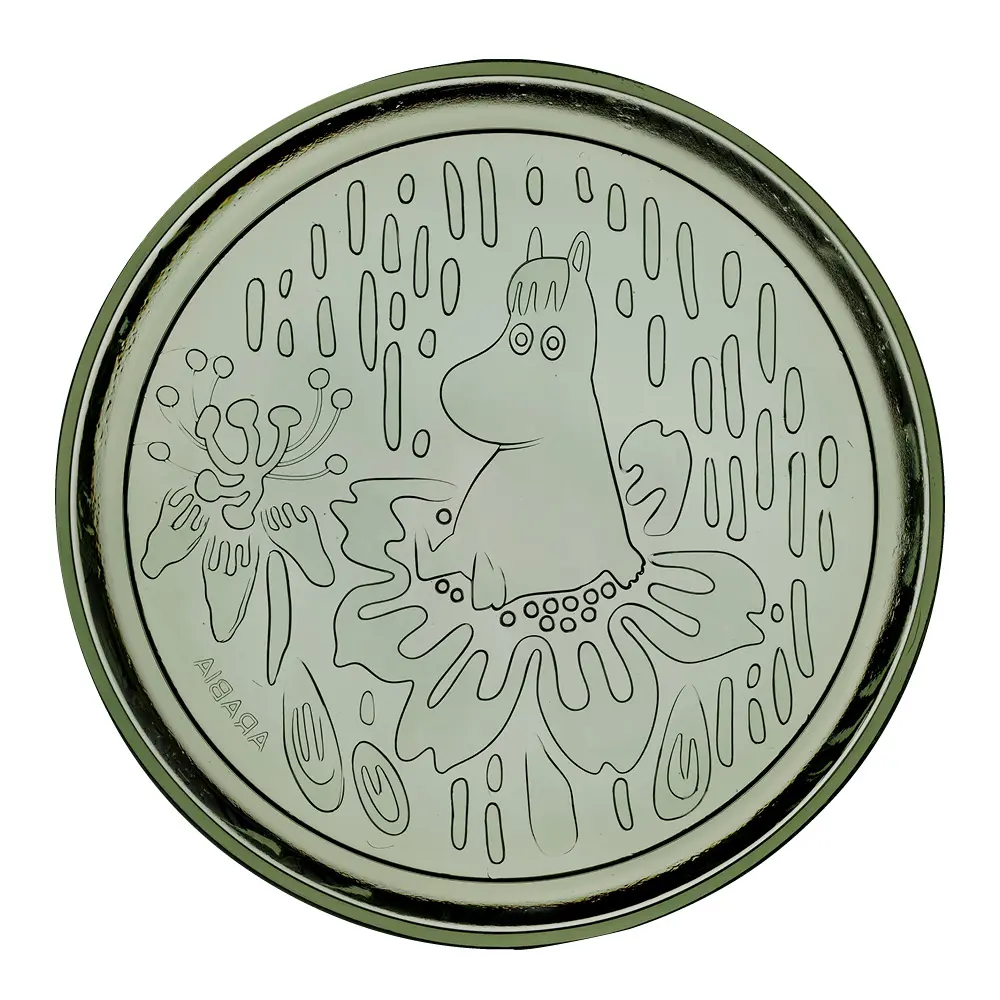 Mumin Lautanen 15,5 cm Havunvihreä